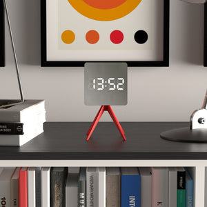 Space Hotel Droid LED Alarm Clock | Red