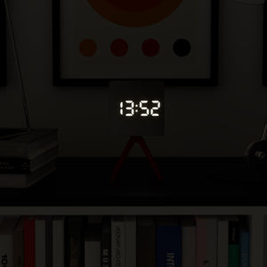 Space Hotel Droid LED Alarm Clock | Red