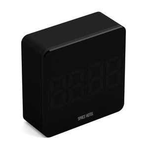 Space Hotel Orbatron Alarm Clock | Black Case | Black Lens | Green LED