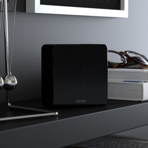 Space Hotel Orbatron Alarm Clock | Black Case | Black Lens | Green LED