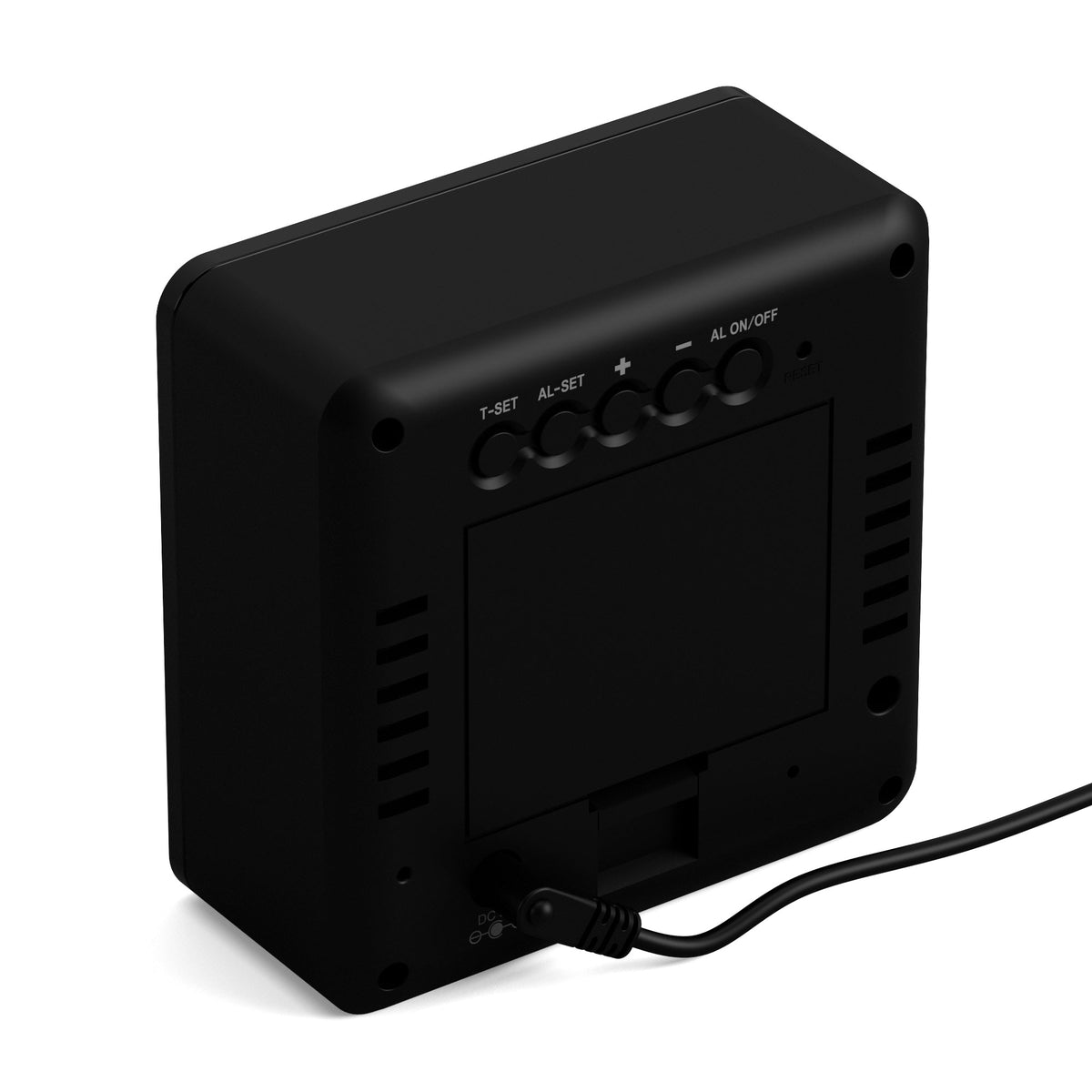 Space Hotel Orbatron Alarm Clock | Black Case | Black Lens | Green LED