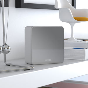 Space Hotel Orbatron Alarm Clock | White Case | Silver Lens | White LED