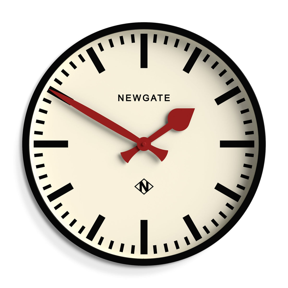 Universal Wall Clock | Railway Dial | Black