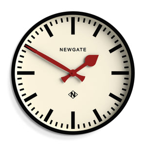 Universal Wall Clock | Railway Dial | Black