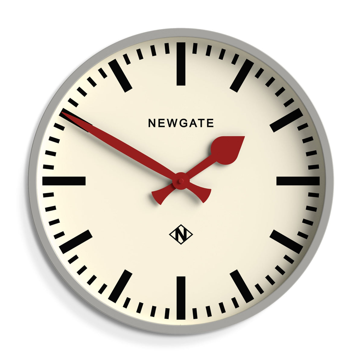 Universal Wall Clock | Railway Dial | Grey