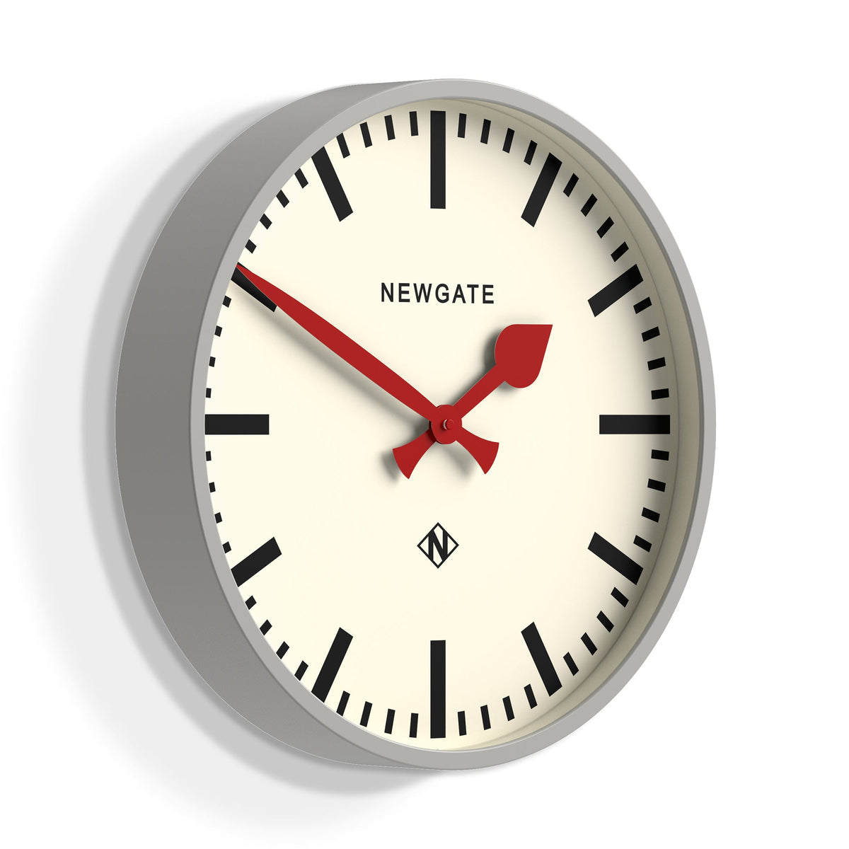 Universal Wall Clock | Railway Dial | Grey