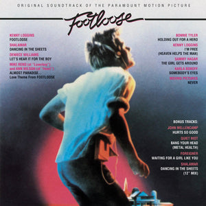 Crosley Record Storage Crate + Footloose Vinyl Album Bundle | 80s Soundtrack Collection