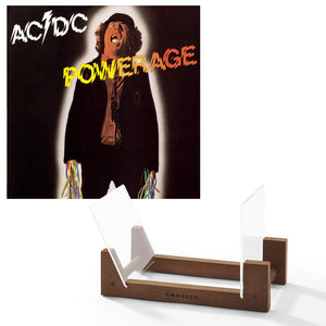 AC/DC - Powerage Vinyl Album & Crosley Record Storage Display Stand