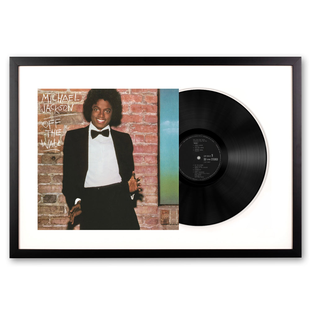 Framed Michael Jackson - Off the Wall Vinyl Album Art | Pop Music Classic