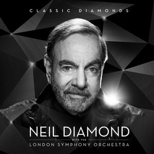 Neil Diamond - Classic Diamonds with the London Symphony Orchestra Double Vinyl Album & Crosley Record Storage Display Stand