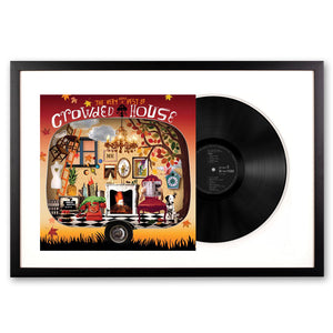 Framed Crowded House - The Very Very Best of Crowded House Double Vinyl Album Art | Australian Rock