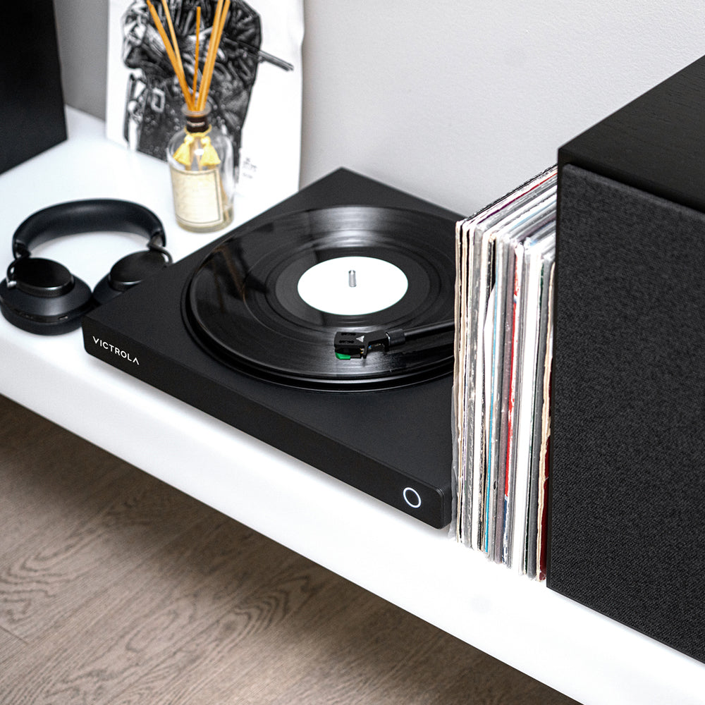 Victrola Hi-Res Onyx INT Turntable | Premium Bluetooth Vinyl Player | High-Fidelity Sound