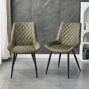 Tyler Fabric Chair | Set of 4 | Olive Green