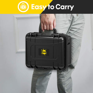 DEVASO Carrying Case for Nintendo Switch OLED | Professional Safe Hard Case | Black