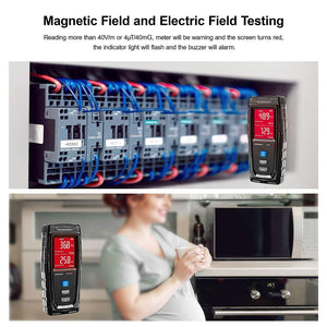 ERICKHILL Digital EMF Meter | Electromagnetic Field Radiation Detector Machine
