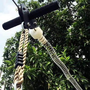Kids Woomera Flying Fox with Red Monkey Swing