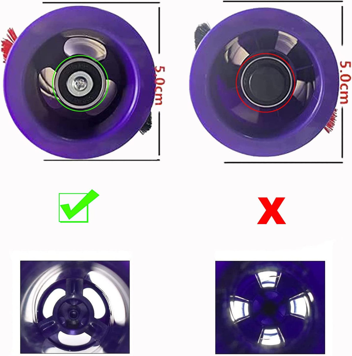 Roller Brush | Compatible with Dyson V10 (SV12) Vacuum Cleaners