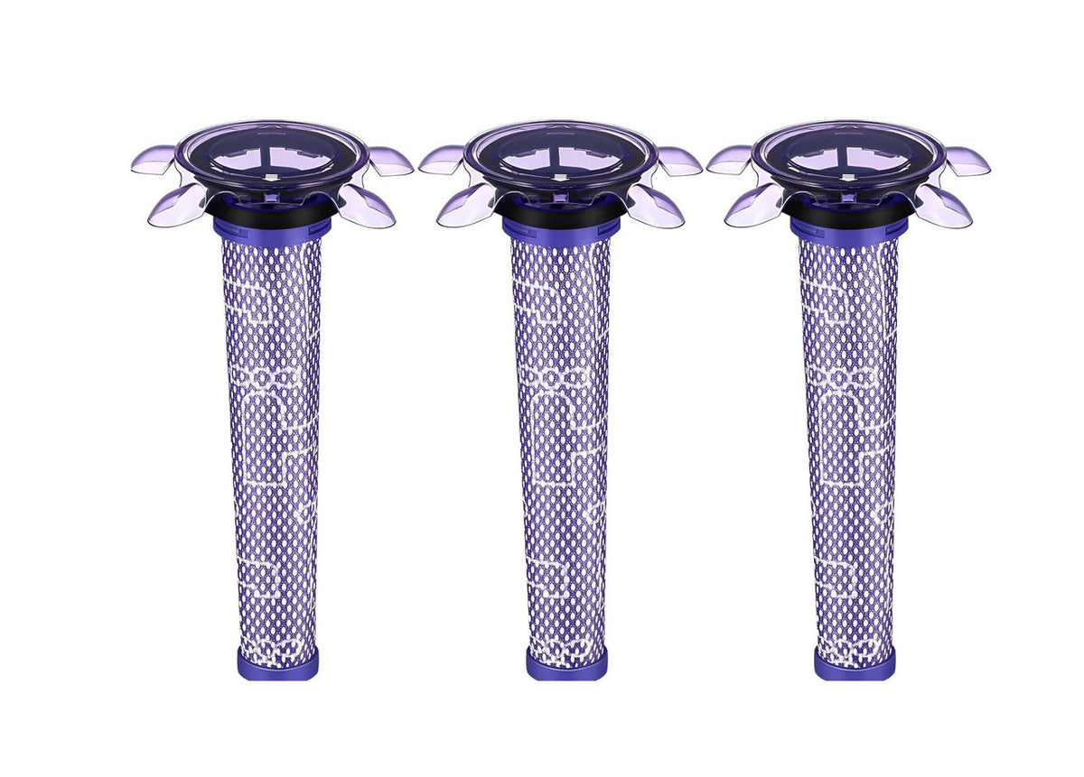 Hygieia 3-Pack Star Pre-Filters | For Dyson V7 & V8 Vacuum Cleaners | Replacement Filters