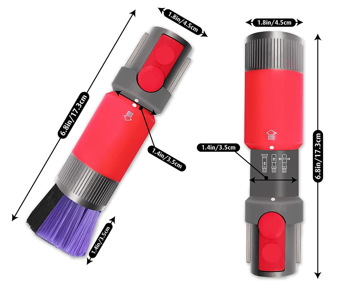 Scratch-Free Self-Cleaning Dusting Brush | Compatible with Dyson V7, V8, V10, V11, V12 & V15