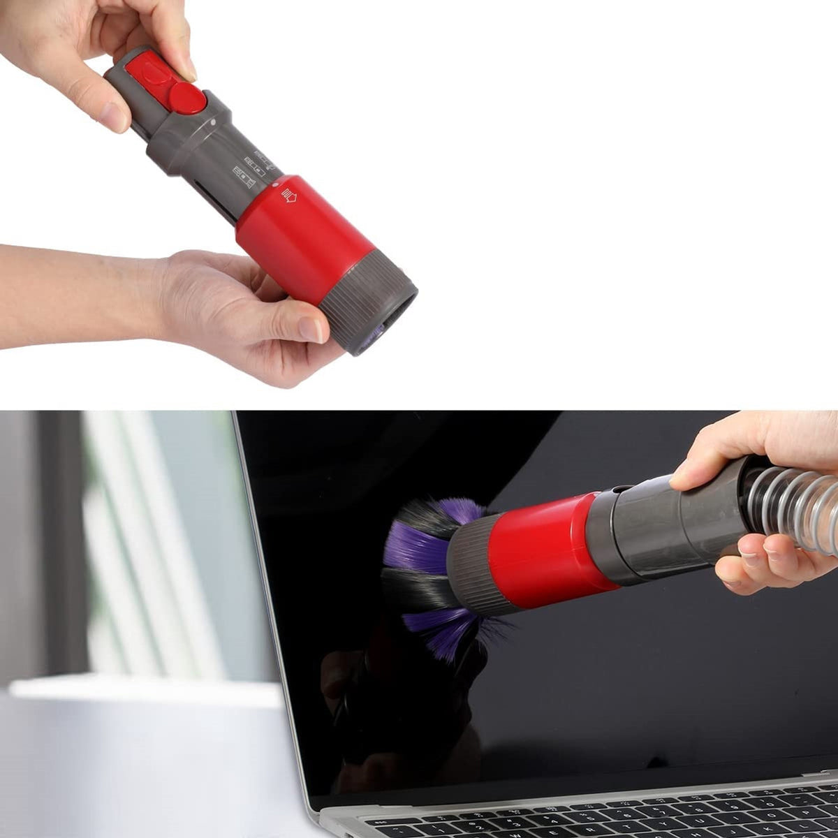 Scratch-Free Self-Cleaning Dusting Brush | Compatible with Dyson V7, V8, V10, V11, V12 & V15