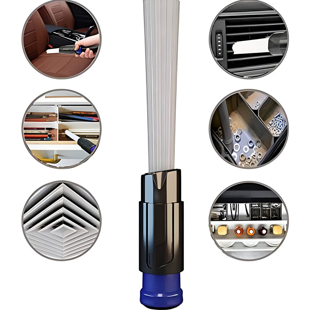 Hygieia Straw Vacuum Attachment Dusting Brush | For Dyson V7 V8 V10 V11 V12 V15 Gen5 & Outsize