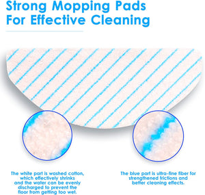 10 X Mopping Pads | Compatible with Ecovacs Deebot T9/T9+/N8 PRO/N8 PRO+/N8/N8+/NEO/T8/T8+/T8 AIVI/X1 PLUS/T10 PLUS