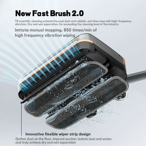 T6 Wet Dry Mop Head | For Dyson V7, V8, V10, V11, V15 & GEN5 Vacuum Cleaners | Cleaning Attachment