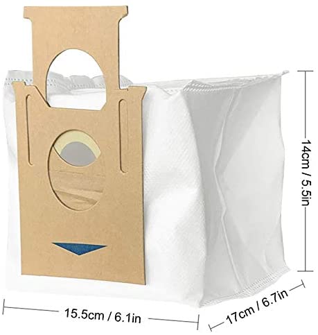 3x Auto Empty Station Dust Bags | Compatible with Ecovacs Deebot Robot Vacuums