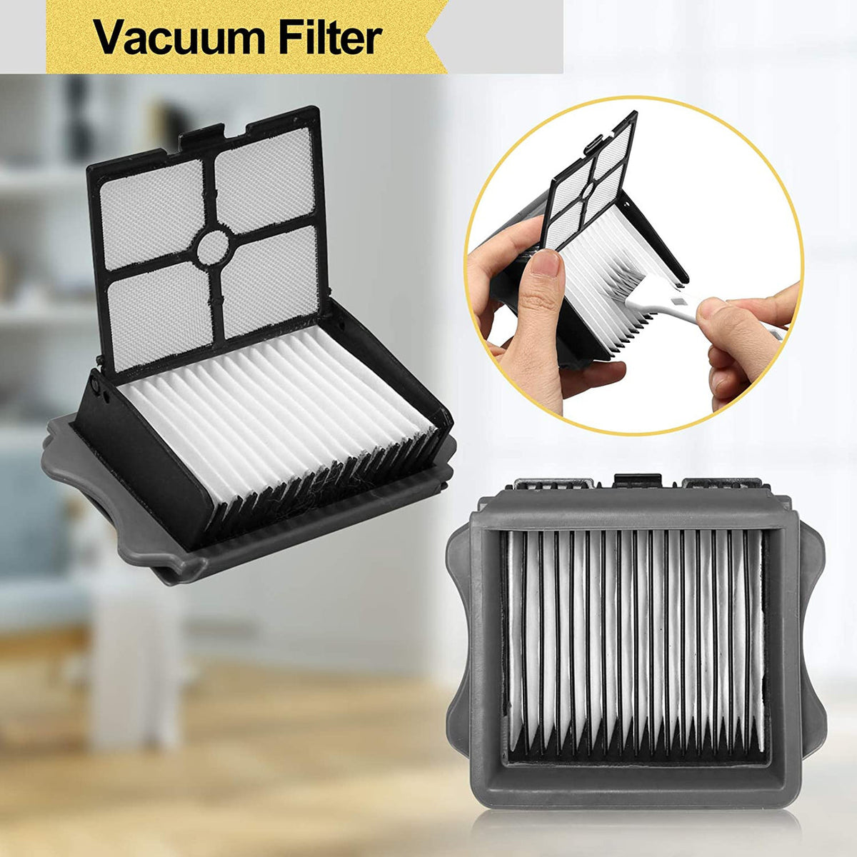 Filters & Roller Brush Pack | Compatible with Tineco Floor One S3 Vacuum Cleaner