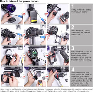 Extra Strong Power Trigger Switch | Compatible with Dyson V10 & V11 Vacuum Cleaners
