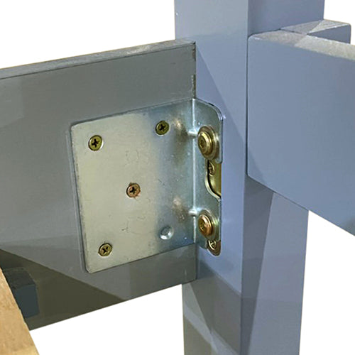 4-Piece Bedroom Suite | Solid Wood & MDF | Queen Size | Grey Colour | Bed, Bedside Table & Tallboy