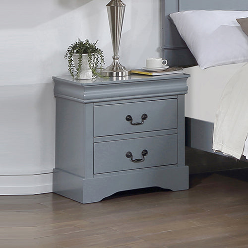5-Piece Bedroom Suite | Solid Wood & MDF | Queen Size | Grey Colour | Bed, Bedside Table, Dresser & Tallboy