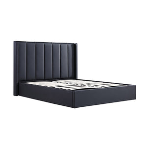 Prado Gas Lift Queen Bed Frame | Non-woven Fabric | MDF KD Slats