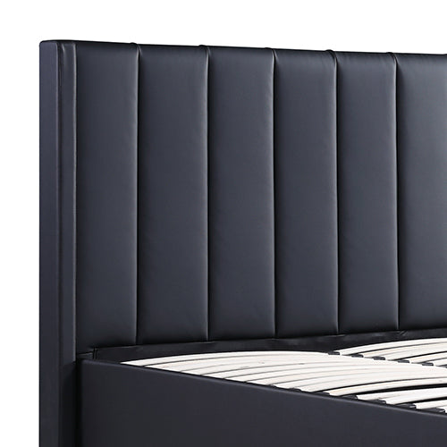 Prado Gas Lift Queen Bed Frame | Non-woven Fabric | MDF KD Slats