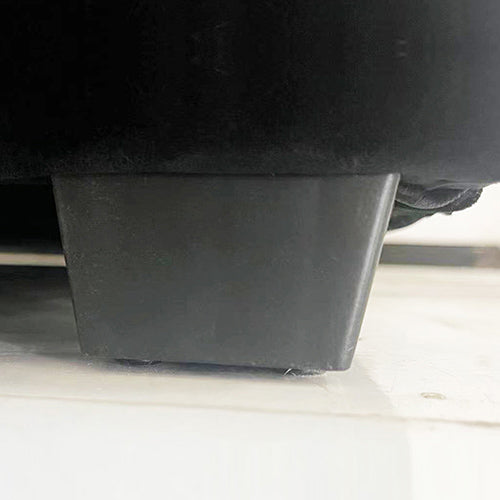 Roman Bed Frame Queen Size | Black Velvet Fabric | Gas Lift | Plywood & Metal Structure