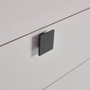 Bedside Table with 2 Storage Drawers | MDF | Champagne & Black Combination | Nightstand