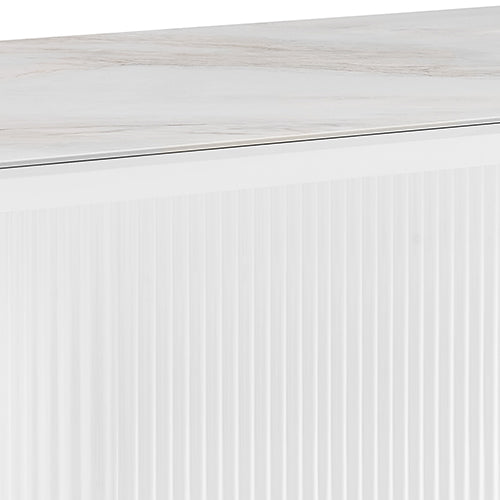 Dining Table | Ceramic Table Top | MDF Base | Stainless Steel Legs | Modern Kitchen Table