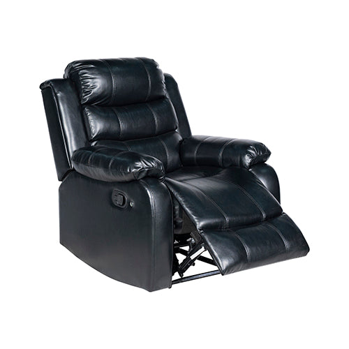 Chelsea 1R Seater Finest Leatherette Recliner | Feature Console | LED Light | Ultra Cushioned