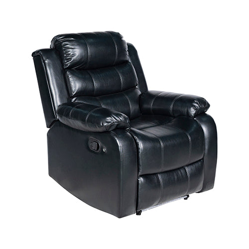 Chelsea 1R Seater Finest Leatherette Recliner | Feature Console | LED Light | Ultra Cushioned