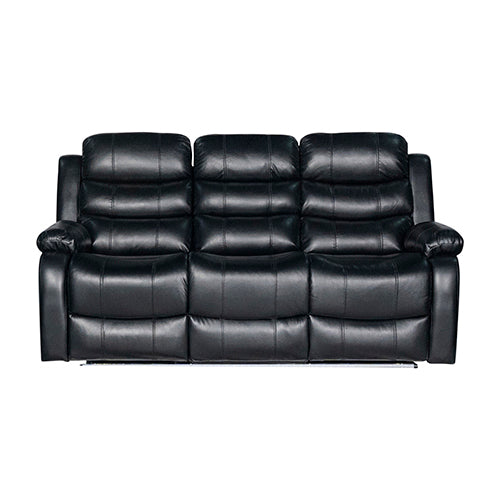 Chelsea 3R+1R+1R Seater Recliner Sofa | Finest Leatherette | Feature Console | LED Light | Ultra Cushioned