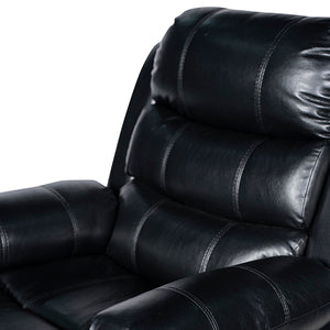 Chelsea 3R+1R+1R Seater Recliner Sofa | Finest Leatherette | Feature Console | LED Light | Ultra Cushioned