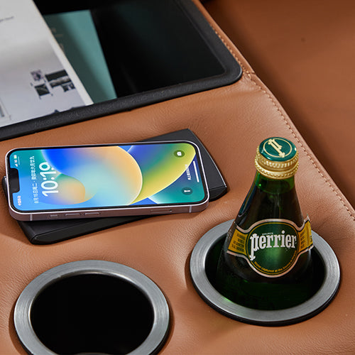 London 5 Seater Corner Sofa Chaise | Genuine Leather | Electric Recliner | Power Slide Left Chaise