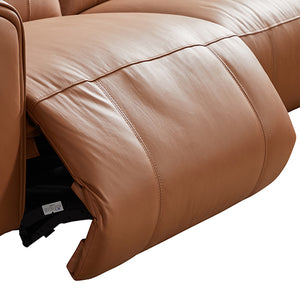 London 5 Seater Corner Sofa Chaise | Genuine Leather | Electric Recliner | Power Slide Left Chaise