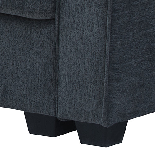 Corner Sofa Chaise | Polyester Fabric | Multilayer Comfort | 2 Pillows | Individual Pocket Spring Support