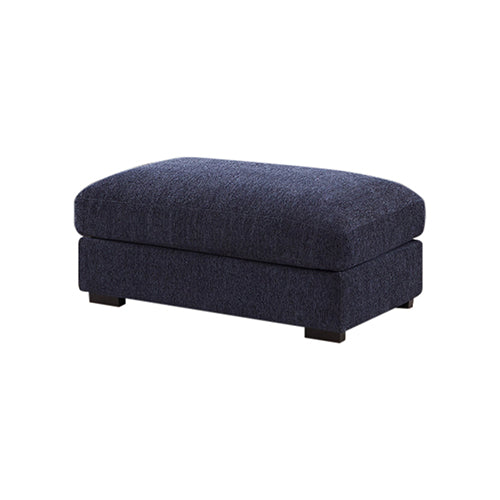 Orion Corner Sofa | Premium Fabric Upholstery | Padded Seat | Wooden Frame | Rubber Wooden Legs | Ottoman