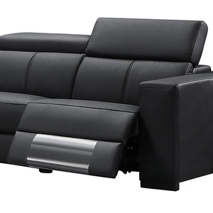Washington Genuine Leather 6 Seater Corner Sofa with 2 Electric Recliners & Reversible Console