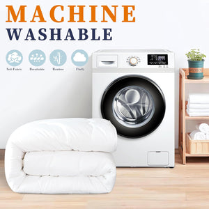 Ultra-Warm Bamboo-Blend Winter Quilt 500GSM - Hypoallergenic, Breathable & Dust-Mite Resistant Quilt