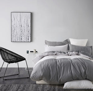 Gerry 100% Cotton Reversible Quilt Cover Set | Queen Size