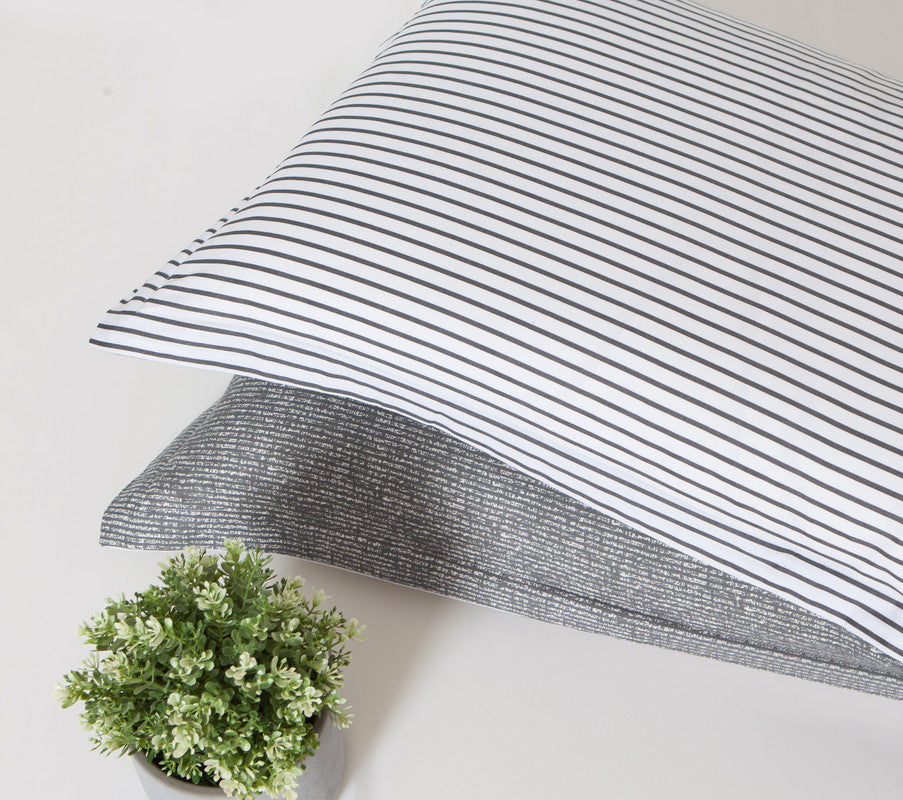 Gerry 100% Cotton Reversible Quilt Cover Set | Queen Size