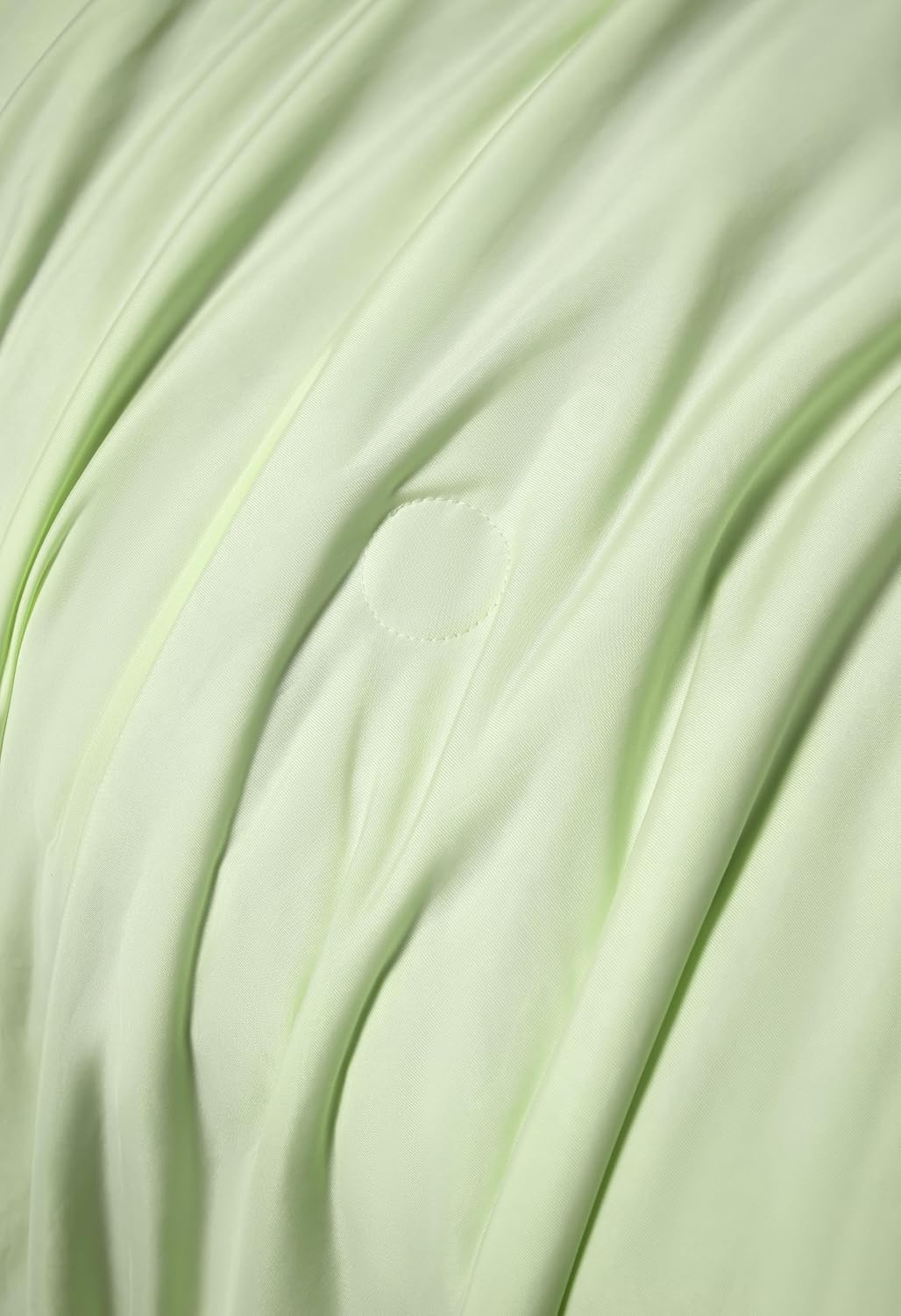 Ice Cooling Reversible Summer Comforter Blanket | Green & Grey | Queen/King